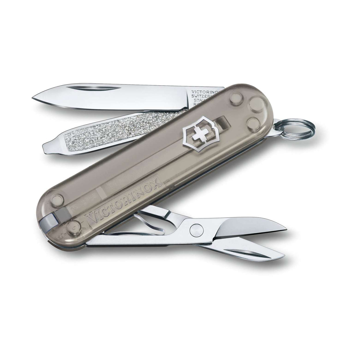 Victorinox Classic SD Swiss Army Knife 58 mm 7 Functions Gray Transparent Mystical Morning