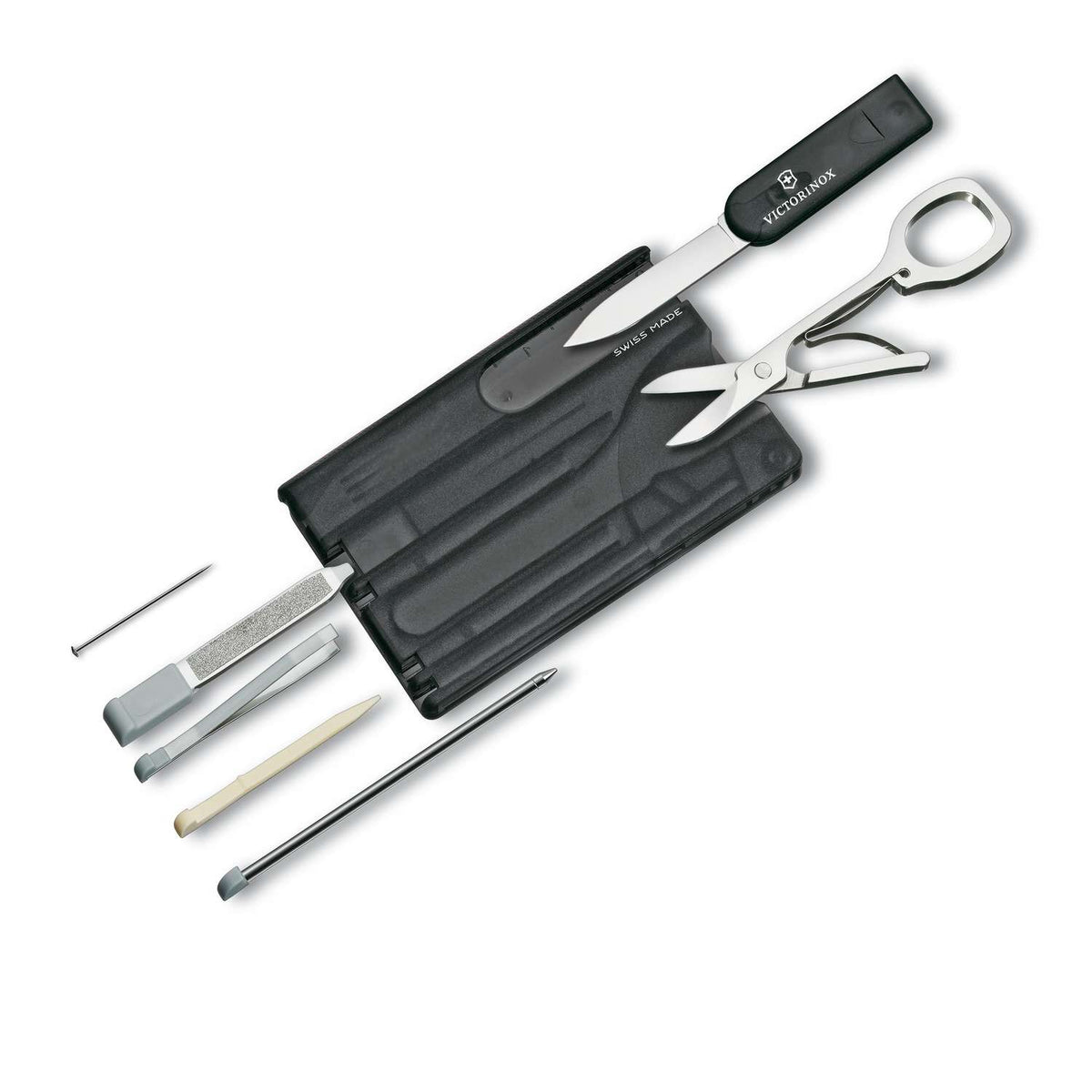 Victorinox Swiss Card Classic 10 Functions Black Transparent 0.7133.T3