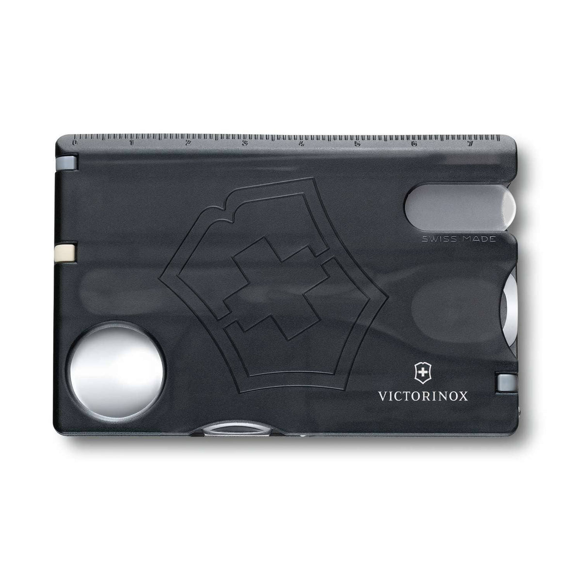 Victorinox Swiss Card Nailcare 13 Functions Black Transparent 0.7240.T3