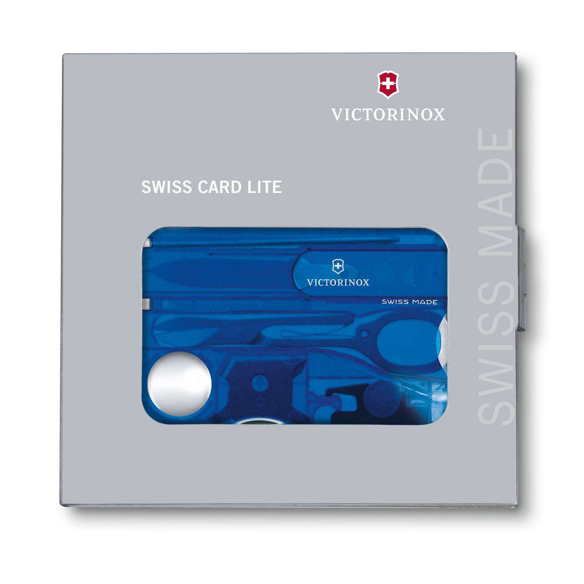 Victorinox Swiss Card Lite 13 Functions Blue Transparent 0.7322.T2