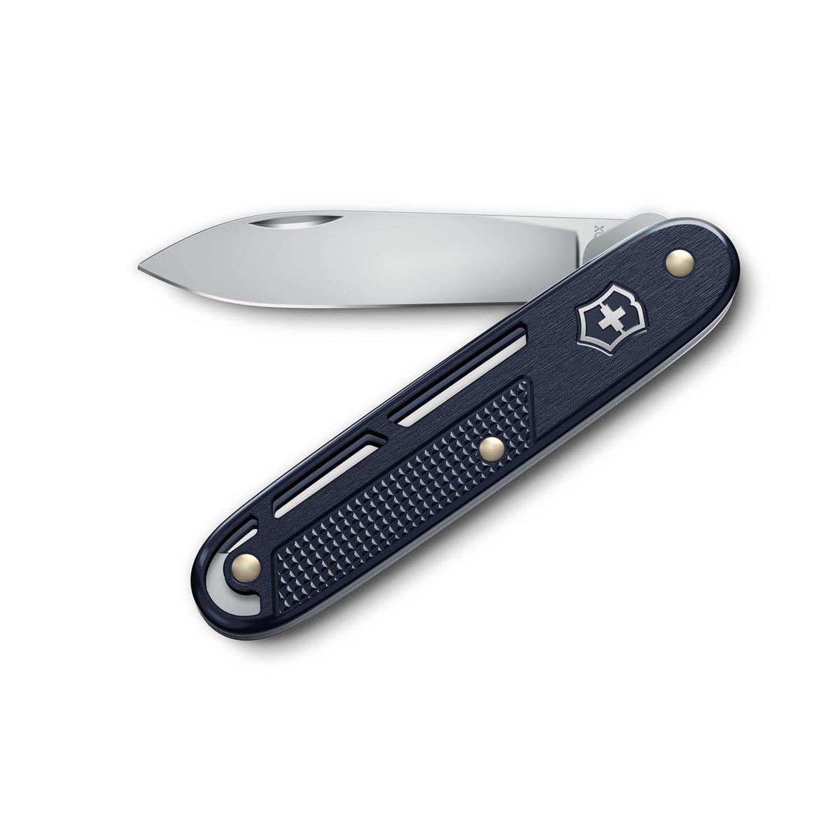 Victorinox Onefold Alox Swiss Army Kinfe 93 mm 2 Functions Aluminium Scales Dark Blue 0.8006.22