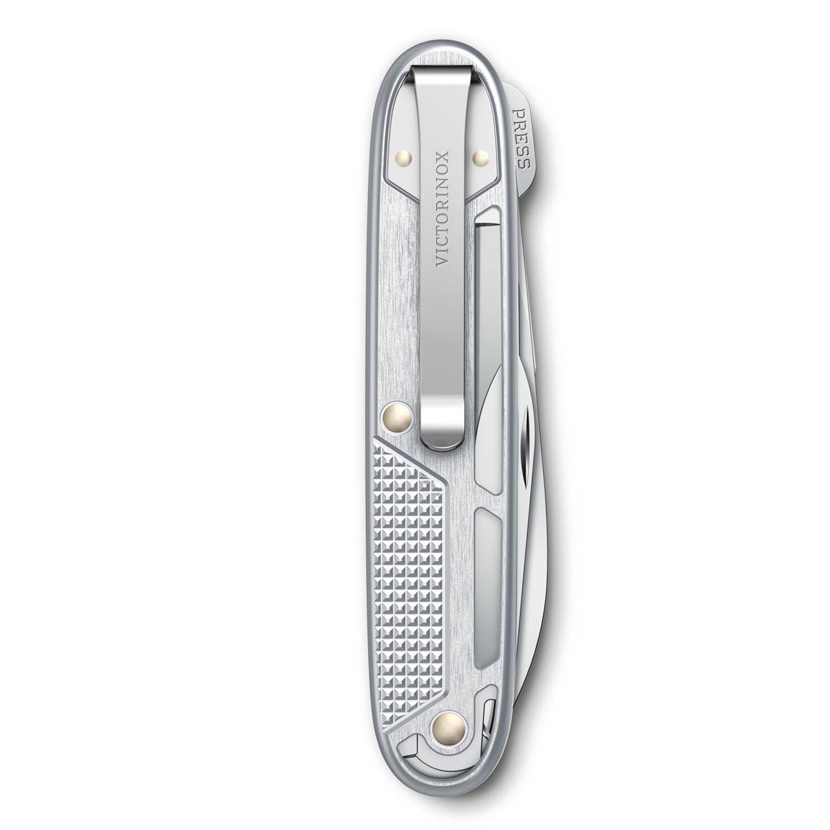 Victorinox Synergy Alox Swiss Army Kinfe 93 mm 9 Functions Aluminium Scales Silver 0.8216.26