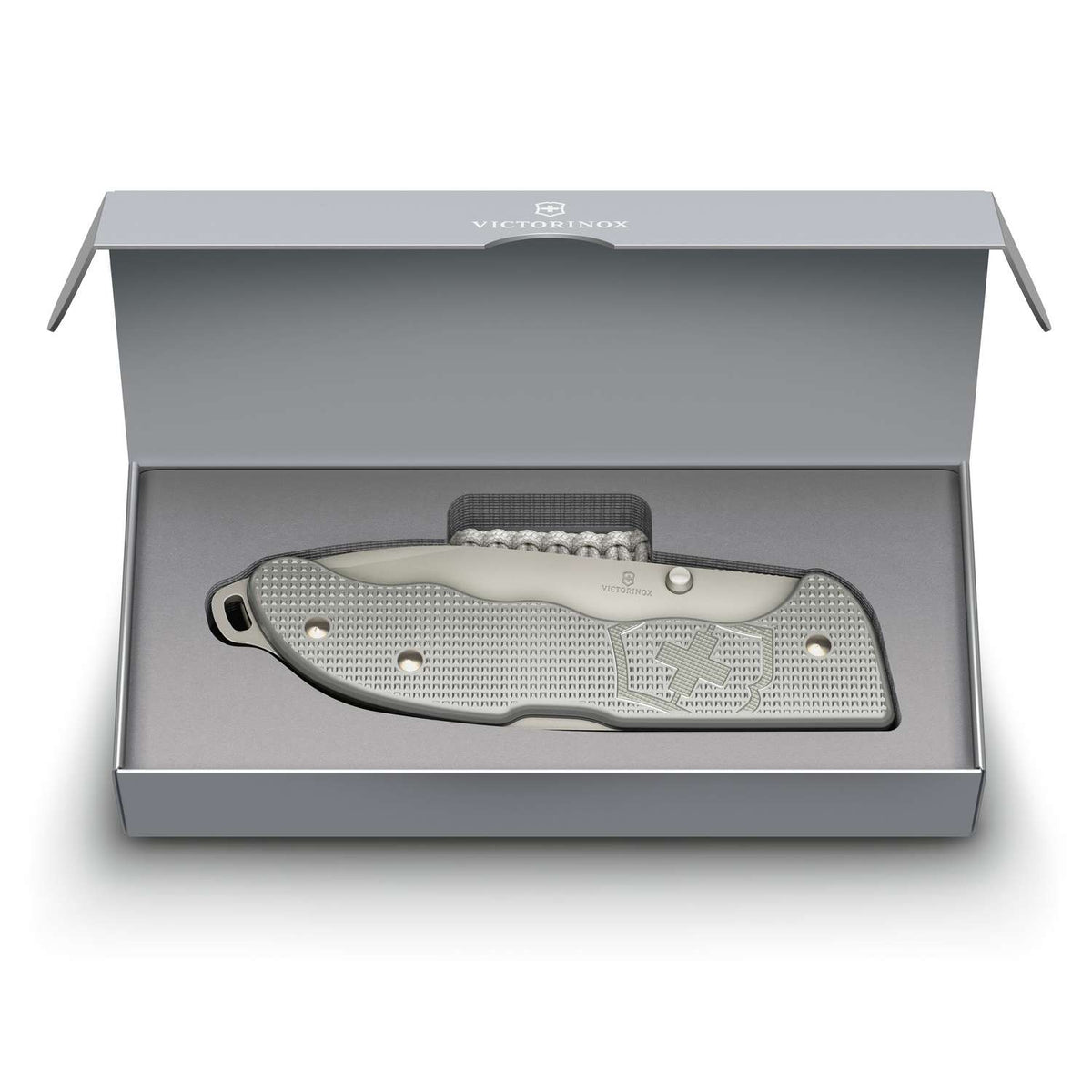 Victorinox Evoke Alox Swiss Army Knife 136 mm 5 Functions Aluminium Scales Silver 0.9415.D26