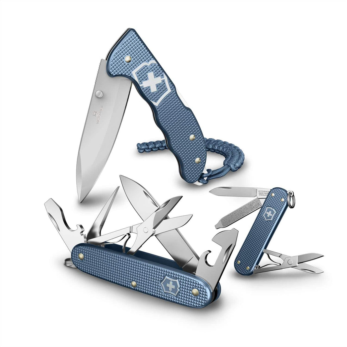 Victorinox Evoke Alox Swiss Army Knife 136 mm 5 Functions Aluminium Scales Glacial Blue Limited Edition 2026 0.9415.L26