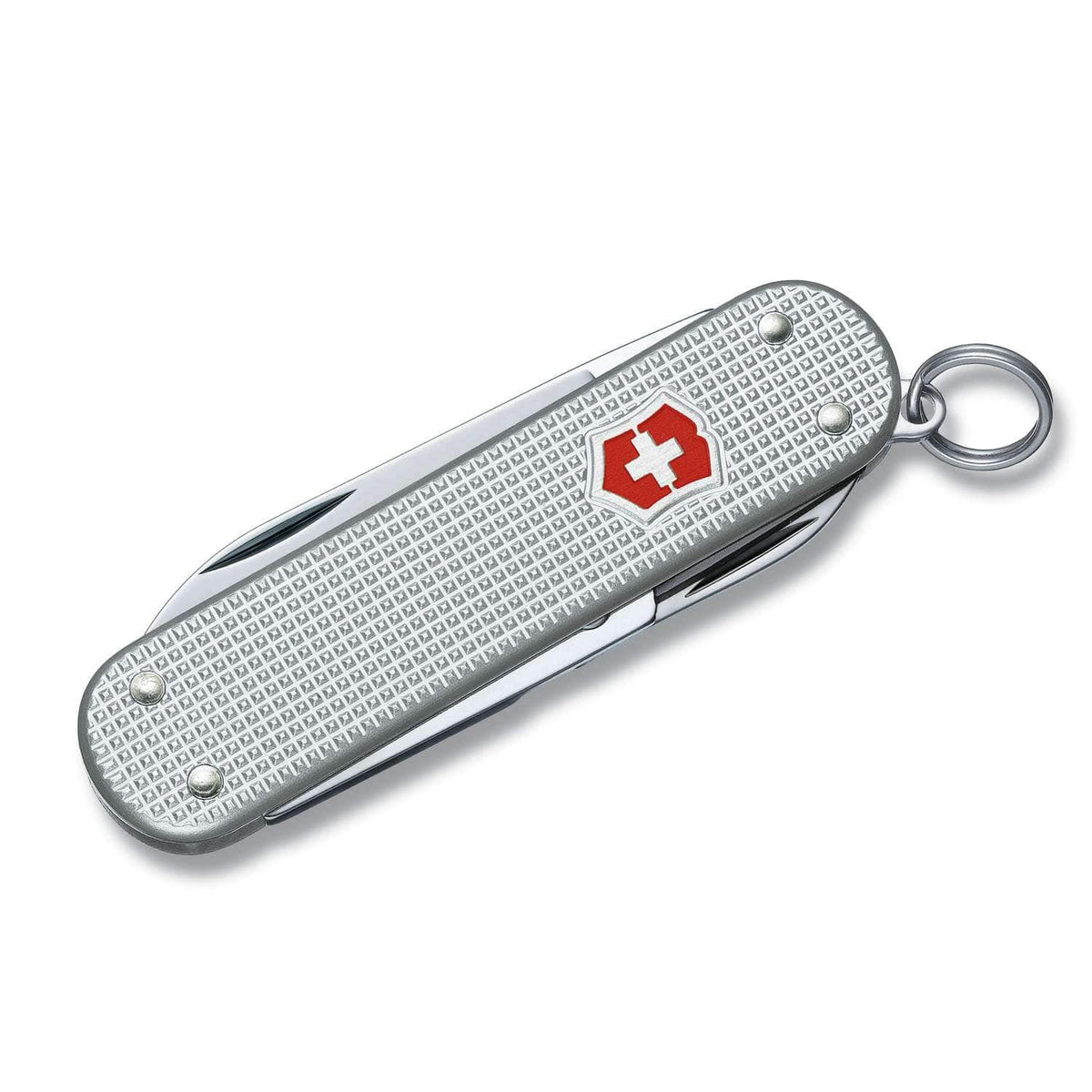 Victorinox Classic SD Alox Swiss Army Knife 58 mm 5 Functions Aluminium Scales Silver 0.6221.26