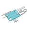 Victorinox Swiss Card Nailcare κάρτα πολυεργαλείο 13 λειτουργίες γαλάζια διαφανής 0.7240.T21