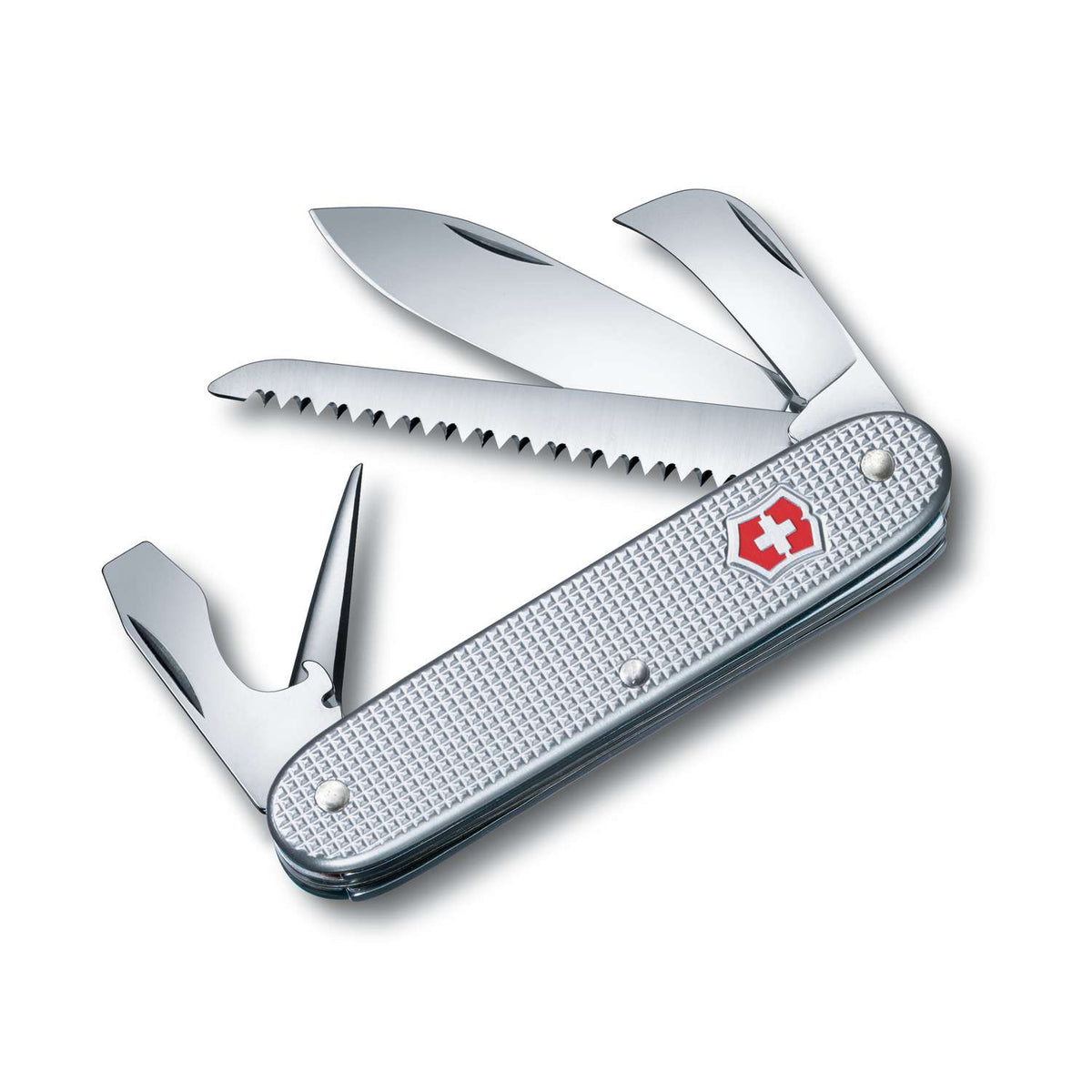 Victorinox Swiss Army 7 Alox Swiss Army Knife 93 mm 7 Functions Aluminium Scales Silver 0.8150.26