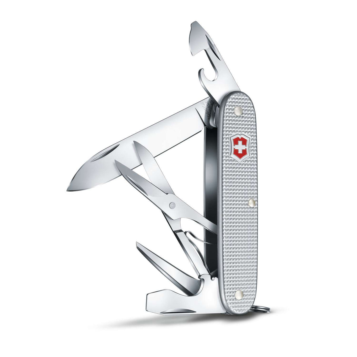Victorinox Pioneer X Alox Swiss Army Knife 93 mm 9 Functions Aluminium Scales Silver 0.8231.26