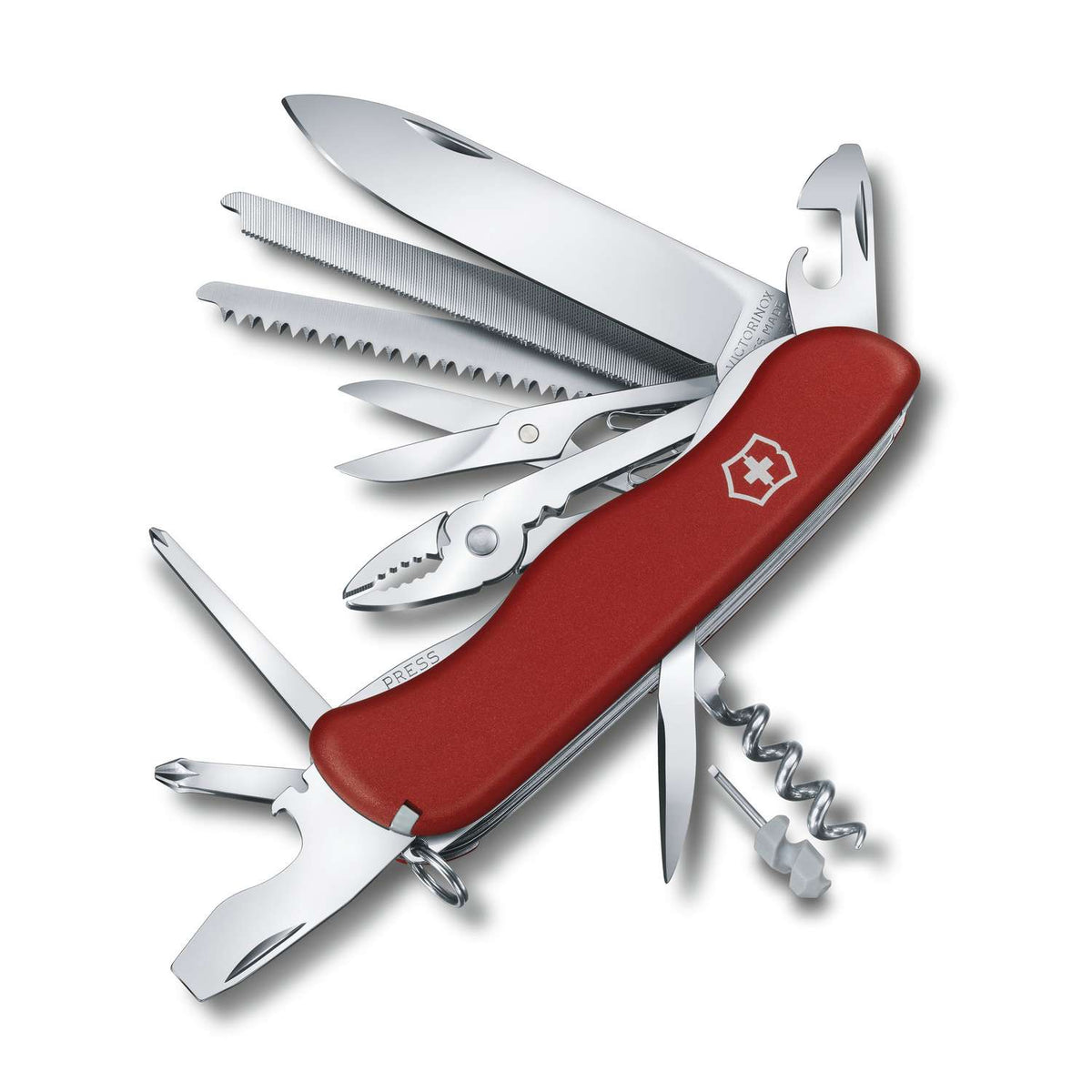 Victorinox Work Champ Swiss Army Knife 111 mm 21 Functions Red 0.8564