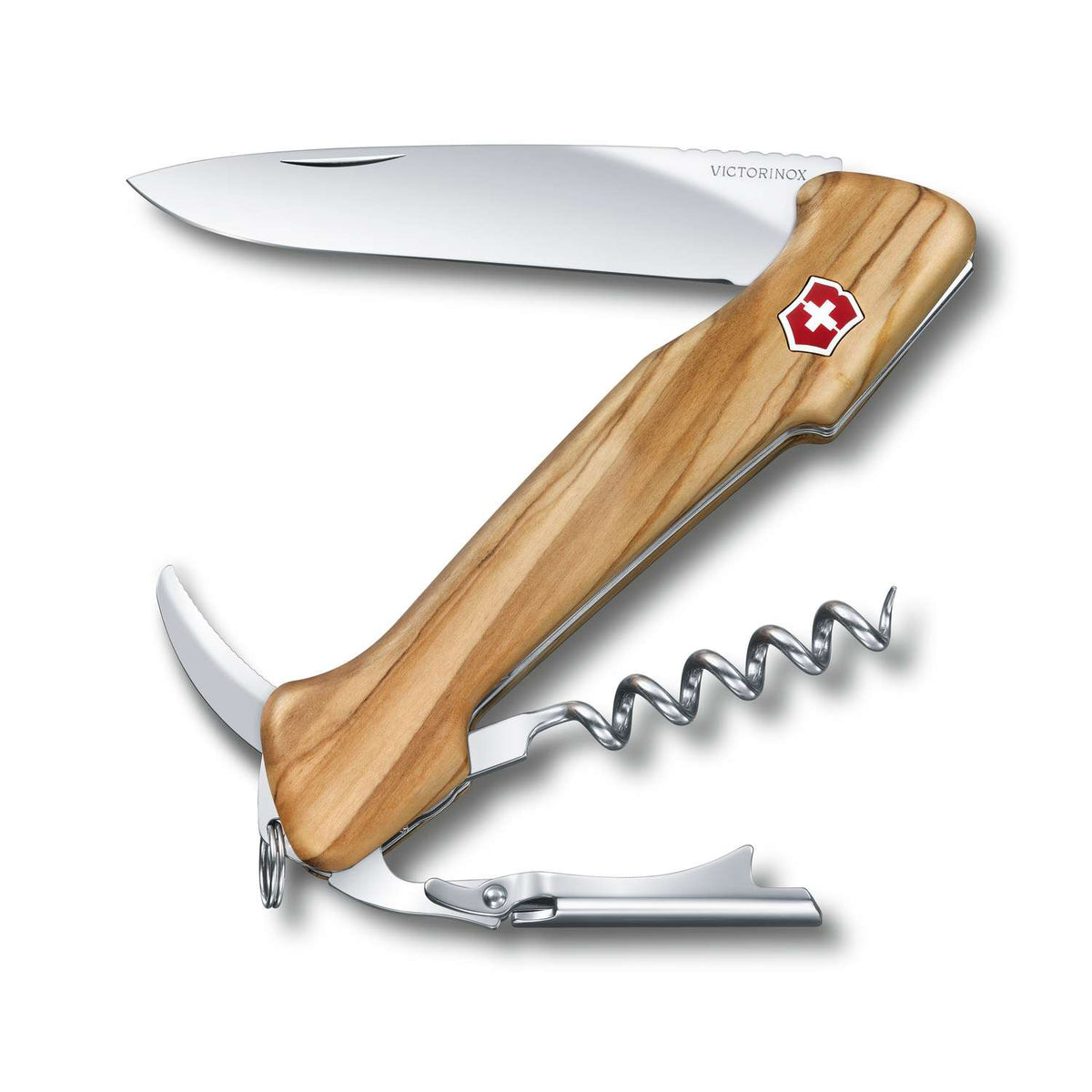 Victorinox Wine Master Wood Swiss Army Knife 130 mm 6 Functions Wooden Scales Beige 0.9701.64