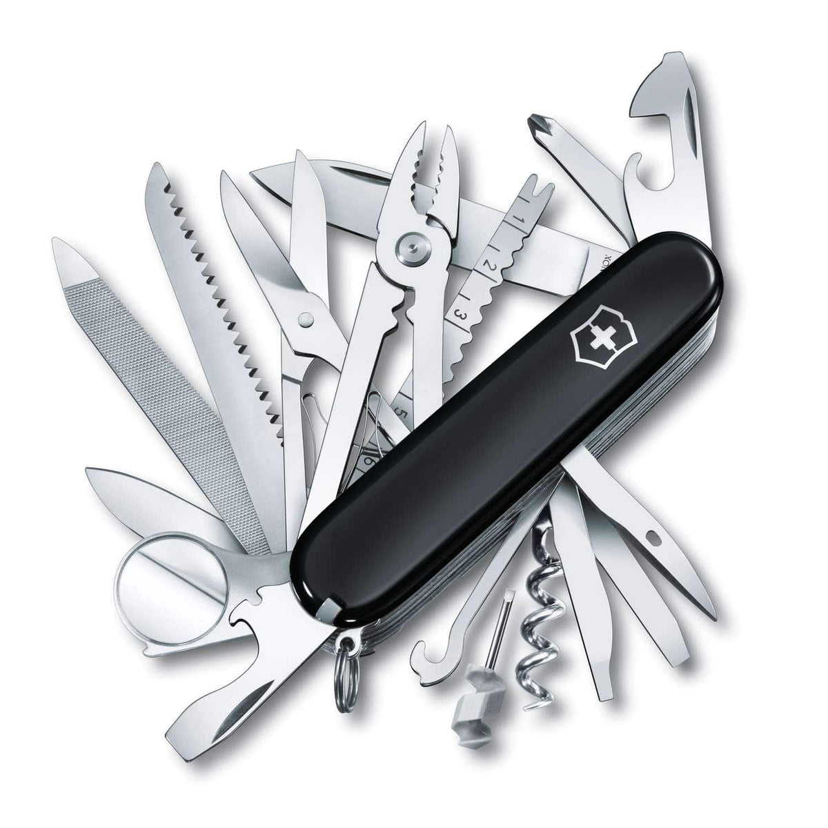 Victorinox Swiss Champ Swiss Army Knife 91 mm 33 Functions Black 1.6795.3