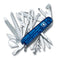 Victorinox Swiss Champ ελβετικός σουγιάς 91 mm 33 λειτουργίες μπλε διαφανής 1.6795.T2