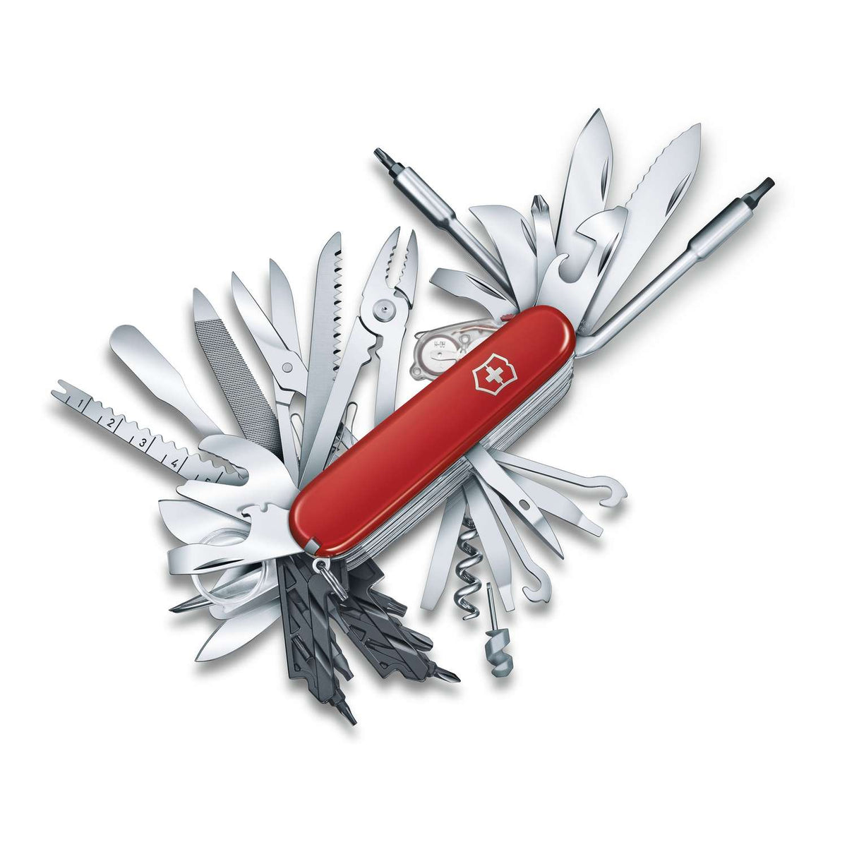 Victorinox Swiss Champ XXL Swiss Army Knife 91 mm 73 Functions Red 1.6795.XXL