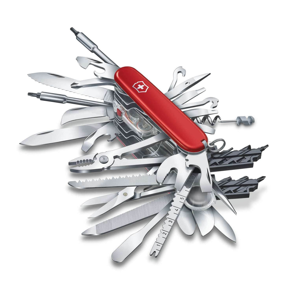 Victorinox Swiss Champ XXL Swiss Army Knife 91 mm 73 Functions Red 1.6795.XXL