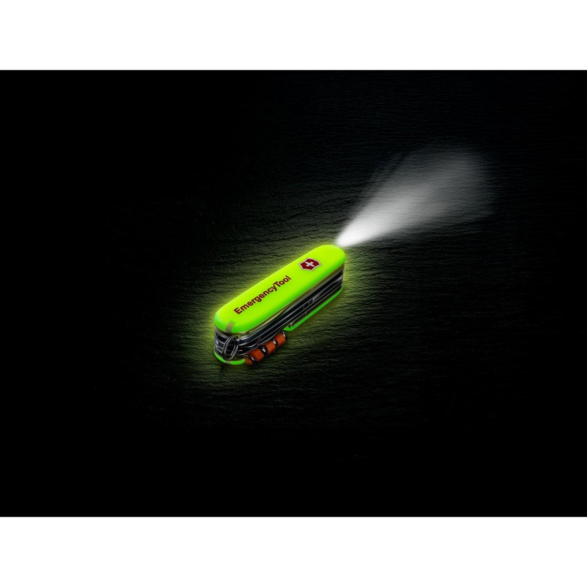 Victorinox Huntsman Lite Emergency Tool Swiss Army Multitool 91 mm 23 Functions Yellow Luminescent