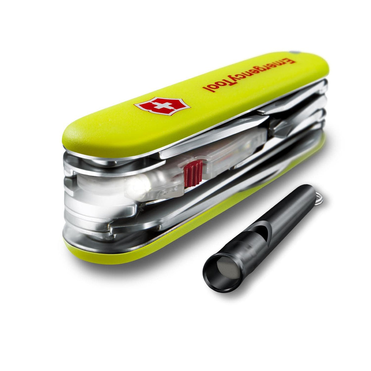 Victorinox Huntsman Lite Emergency Tool Swiss Army Multitool 91 mm 23 Functions Yellow Luminescent