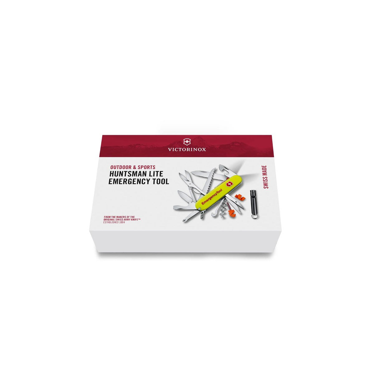 Victorinox Huntsman Lite Emergency Tool Swiss Army Multitool 91 mm 23 Functions Yellow Luminescent