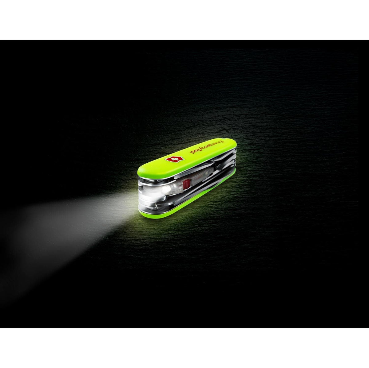 Victorinox Huntsman Lite Emergency Tool Swiss Army Multitool 91 mm 23 Functions Yellow Luminescent