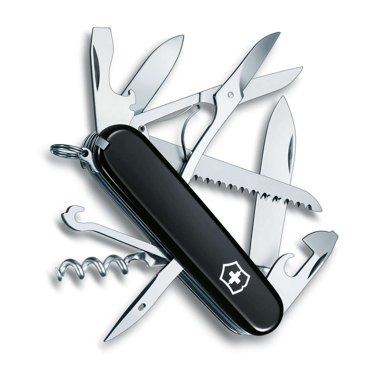 Victorinox Huntsman Swiss Army Knife 91 mm 15 Functions Black 1.3713.3