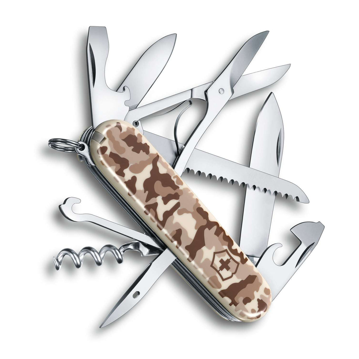 Victorinox Huntsman Swiss Army Knife 91 mm 15 Functions Beige Desert Camouflage 1.3713.941