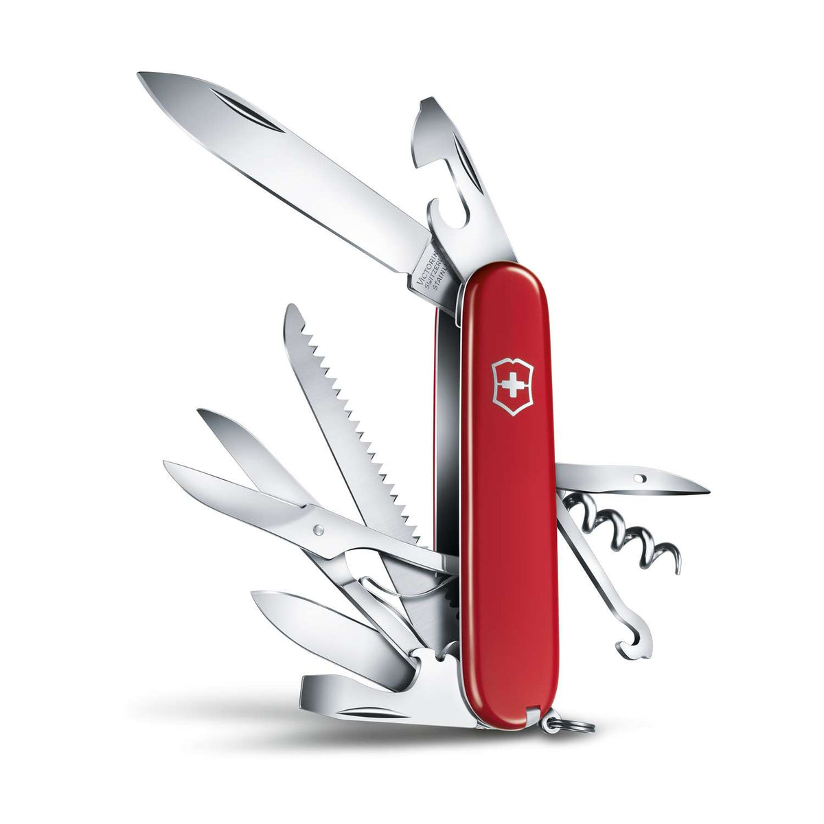 Victorinox Huntsman Swiss Army Knife 91 mm 15 Functions Red 1.3713