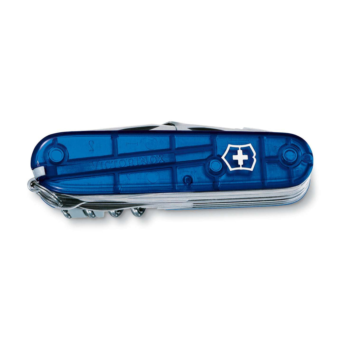 Victorinox Swiss Champ Swiss Army Knife 91 mm 33 Functions Blue Transparent 1.6795.T2