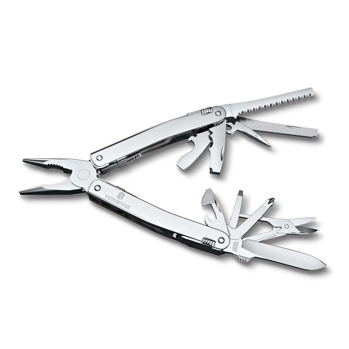 Victorinox Swiss Tool Spirit MX Swiss Army Multitool 105 mm 24 Functions Silver In Belt Pouch 3.0224.MN