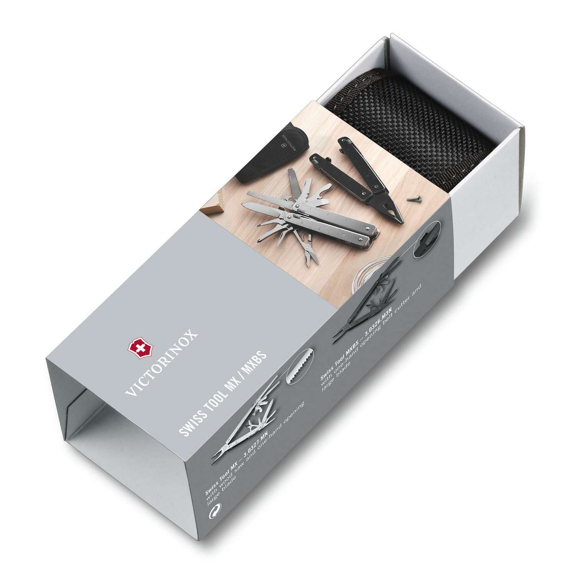 Victorinox Swiss Tool Spirit MX Swiss Army Multitool 105 mm 24 Functions Silver In Belt Pouch 3.0224.MN