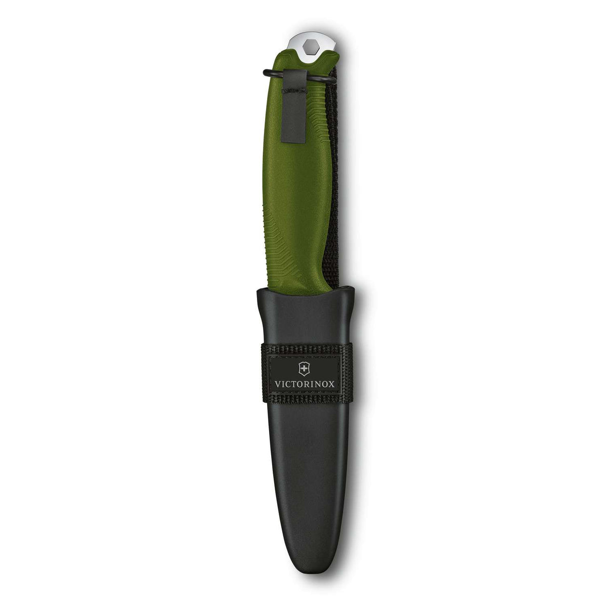 Victorinox Venture Swiss Outdoor Knife 233 mm 5 Functions Olive With Sheath 3.0902.4