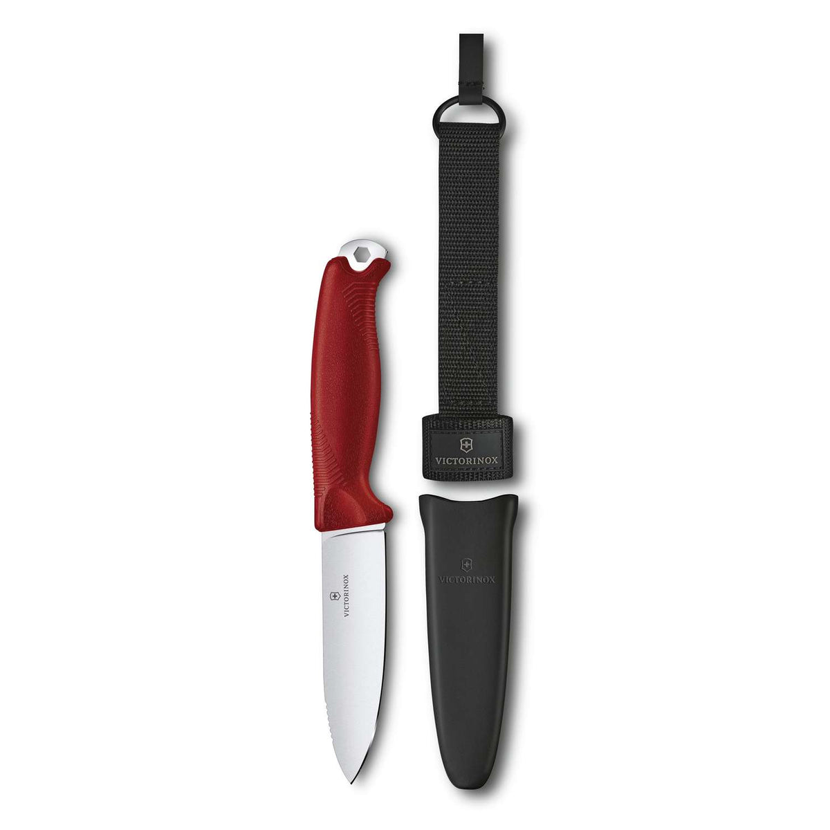 Victorinox Venture Swiss Outdoor Knife 233 mm 5 Functions Red With Sheath 3.0902