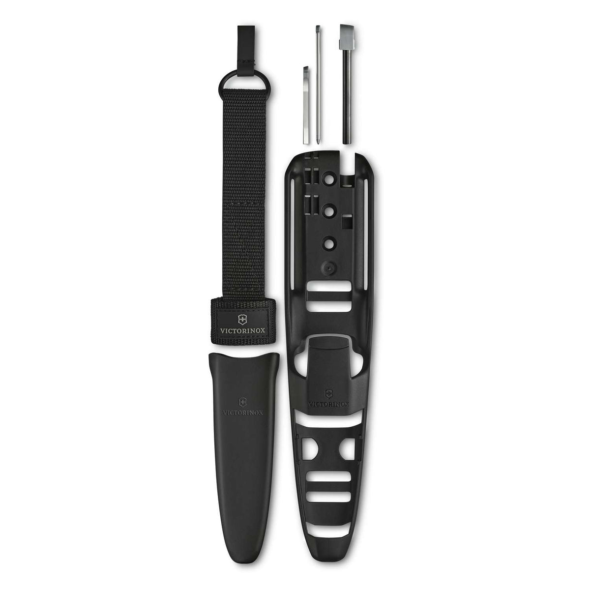 Victorinox Venture Pro Swiss Outdoor Knife 233 mm 9 Functions Black With Sheath 3.0903.3F