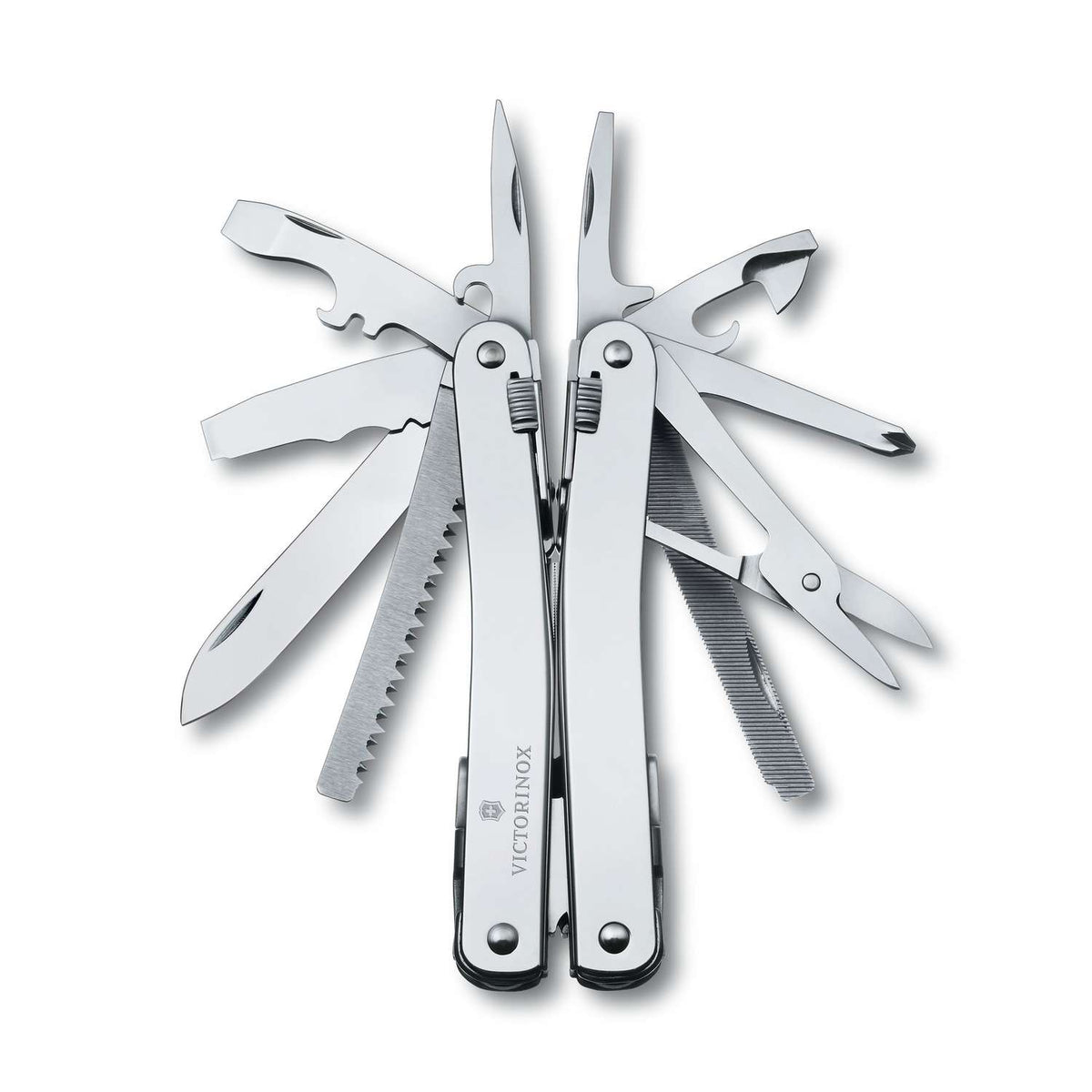 Victorinox Swiss Tool Spirit X Swiss Army Multitool 105 mm 24 Functions Silver In Belt Pouch 3.0224.N