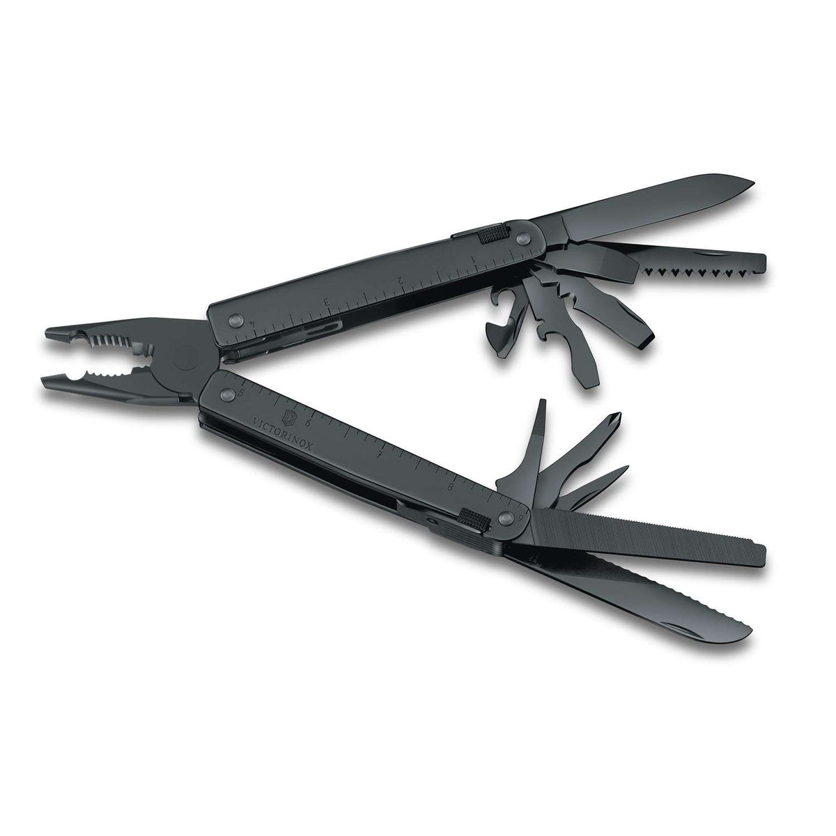 Victorinox Swiss Tool BS Swiss Army Multitool 115 mm 27 Functions Black In Belt Pouch 3.0323.3CN