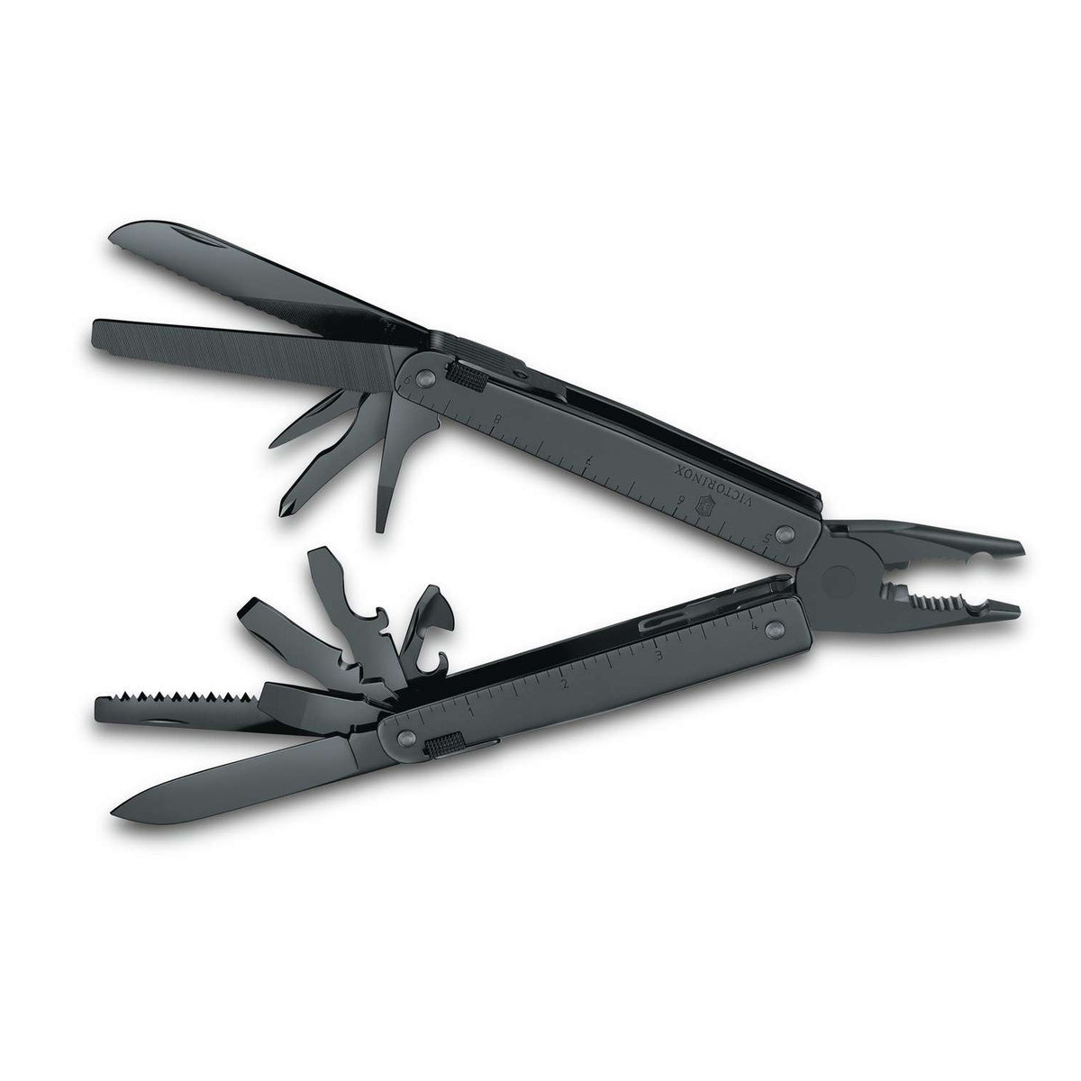 Victorinox Swiss Tool BS Swiss Army Multitool 115 mm 27 Functions Black In Belt Pouch 3.0323.3CN