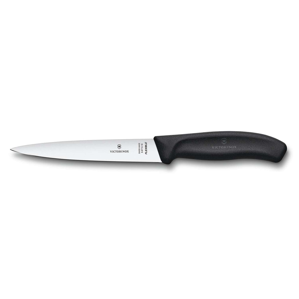 Victorinox Fillet Knife 16 cm With Flexible Blade Black Handle Swiss Classic 6.8713.16B