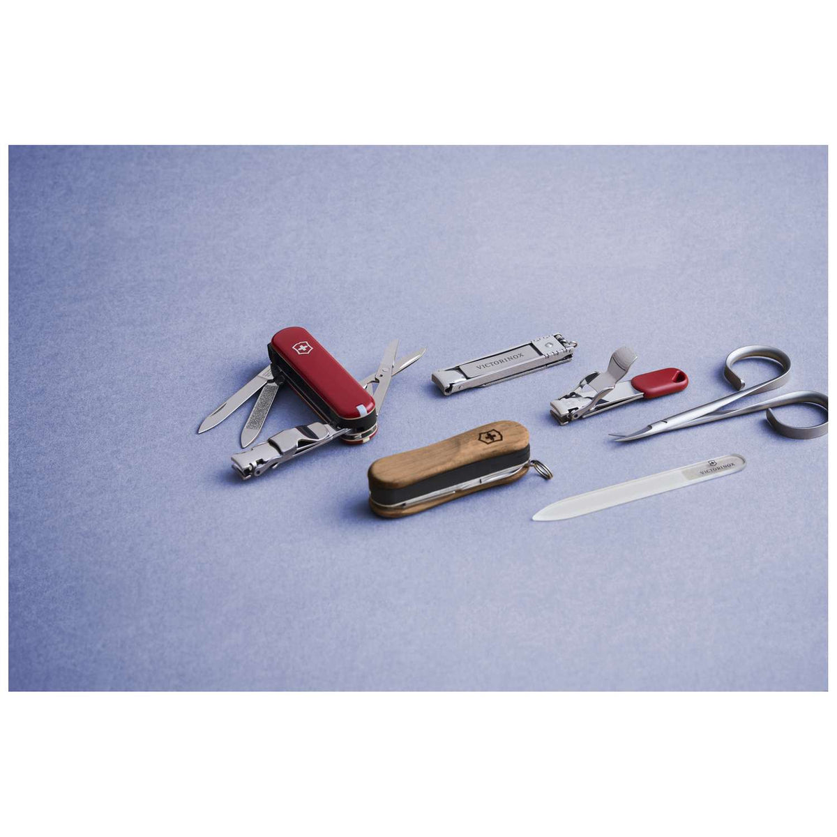 Victorinox Nail Clip 580 Swiss Army Knife 65 mm 8 Functions Wooden Scales 0.6461.63