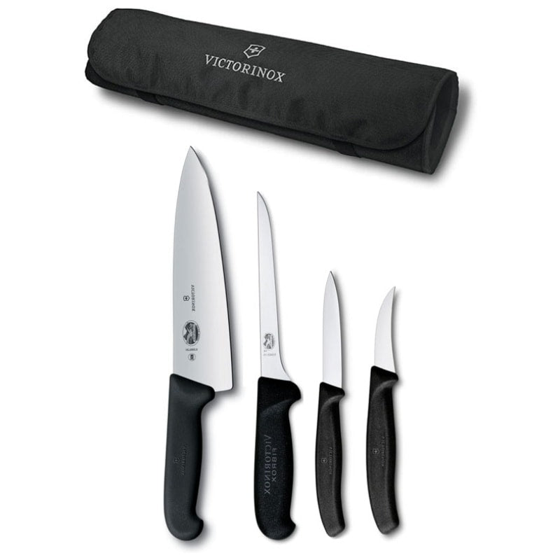 Victorinox Chef's knife 4-piece set and knife case 601469