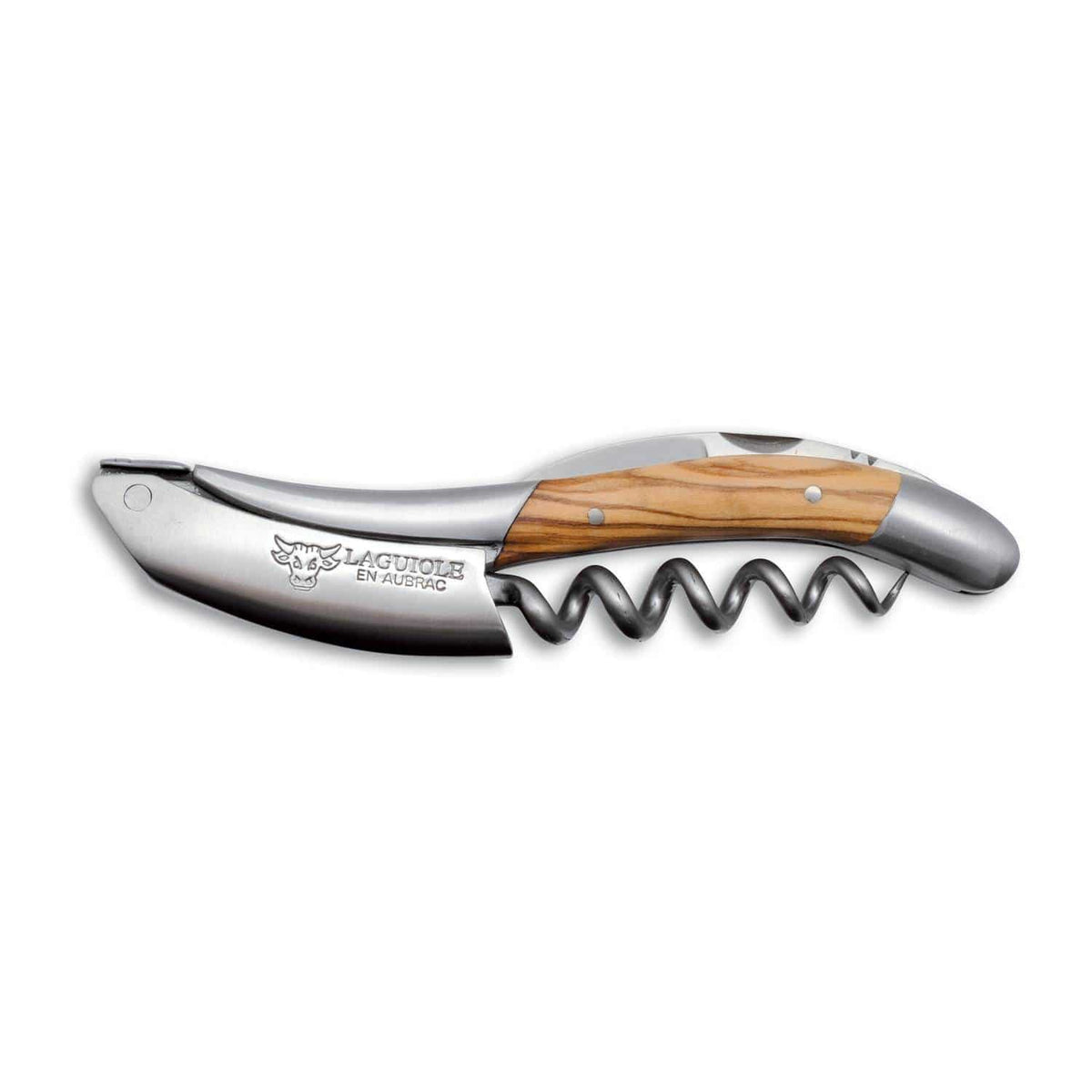 Laguiole en aubrac Handcrafted Corkscrew Olivewood Handle Laguiole en Aubrac