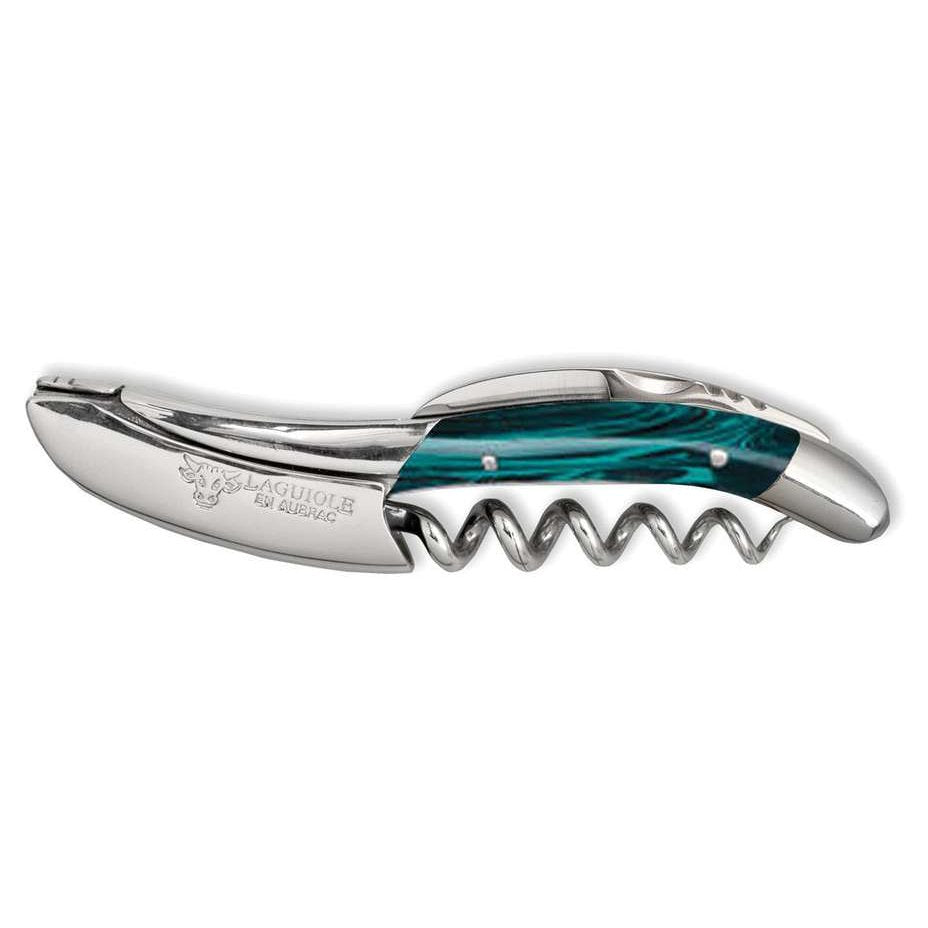 Laguiole en aubrac Handcrafted Corkscrew Genuine Malachite Handle Laguiole en Aubrac SOM99PMI