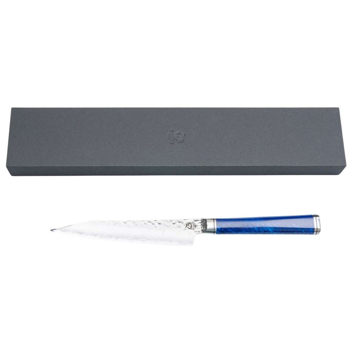 Ryusen Damascus Utility Knife 13.5 cm Souryurin SR-105
