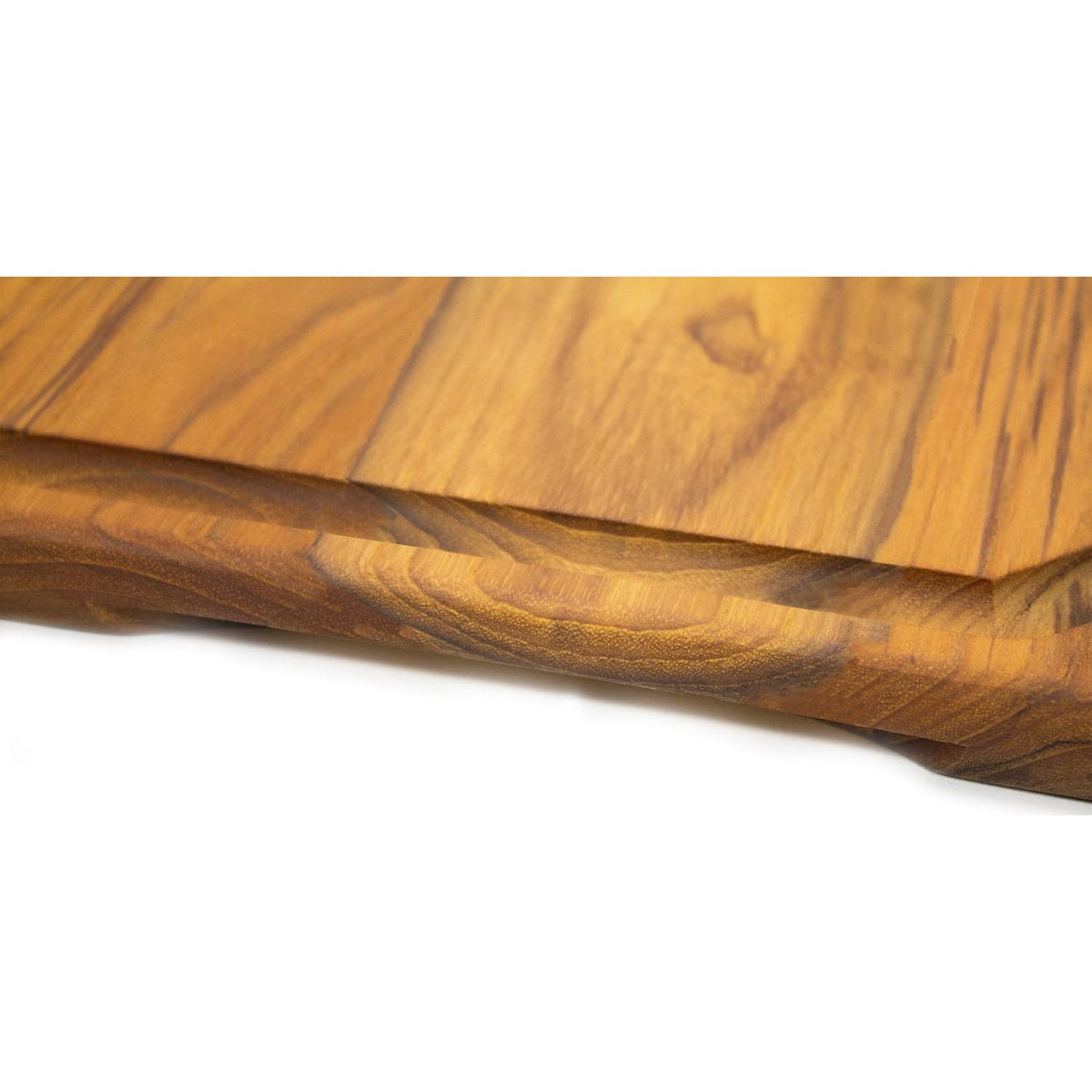 Stolf Teak Wood Cutting Board With Groove 46 x 36 x 1.9 cm Elegance Culinary ST.2046
