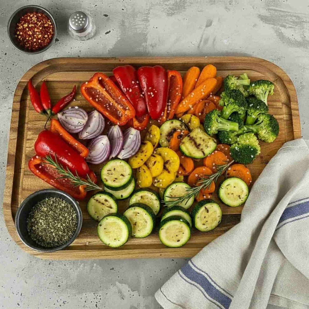 Stolf Teak Wood Cutting Board With Groove 40 x 28 x 2.4 cm Elegance Culinary ST.2140