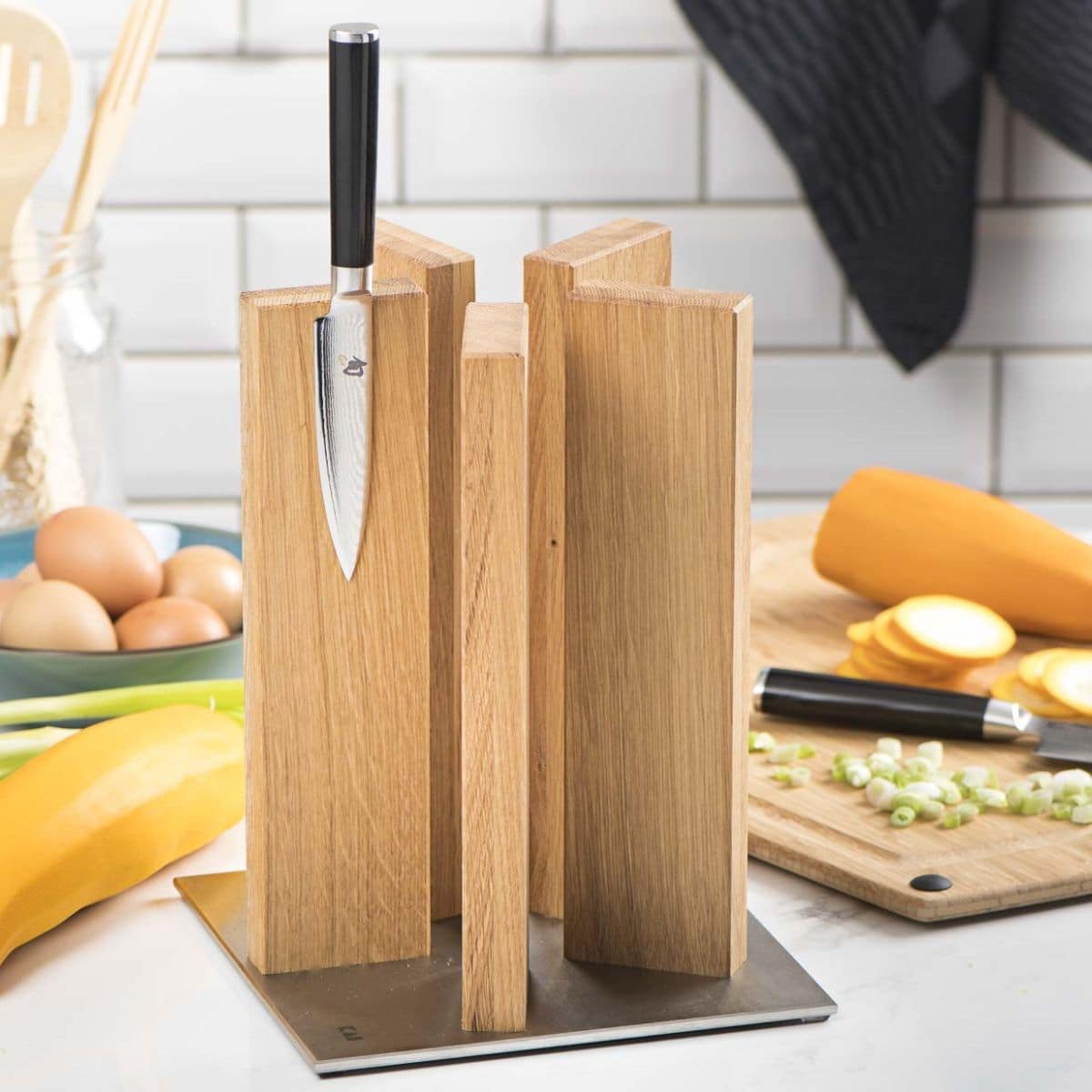 KAI Magnetic Knife Block Empty 10 Slots STH-3