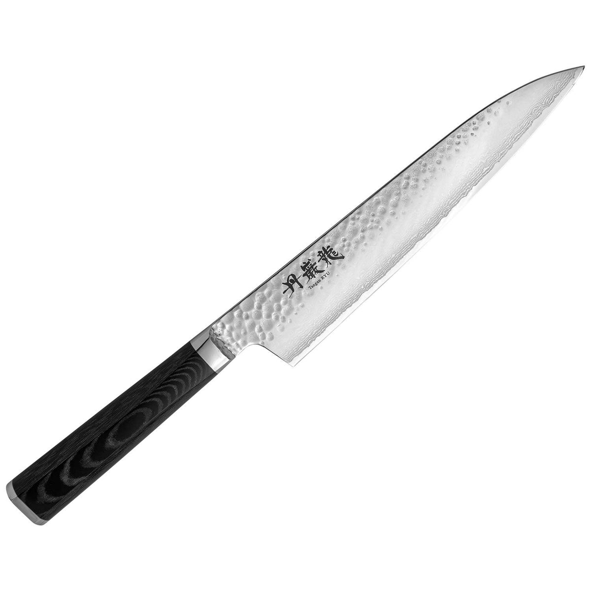 Ryusen Damascus Chef'S Knife 21 cm Micarta Handle Tangan Ryu TG-502