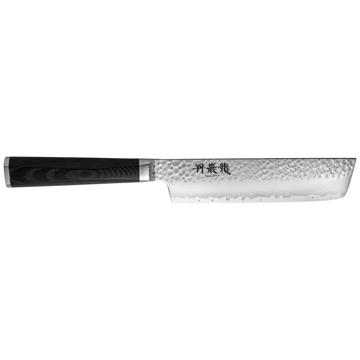 Ryusen Damascus Nakiri Knife 16 cm Micarta Handle Tangan Ryu TG-505