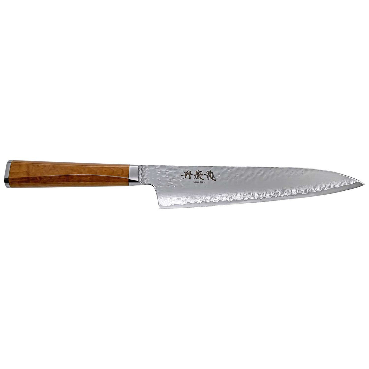 Ryusen Damascus Chef'S Knife 21 cm Maple Handle Tangan Ryu TG-602