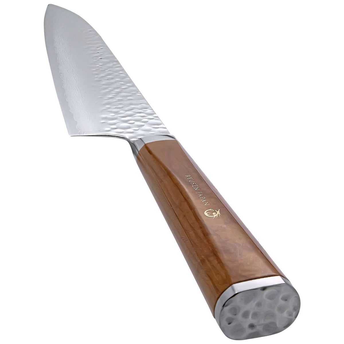 Ryusen Damascus Chef'S Knife 21 cm Maple Handle Tangan Ryu TG-602