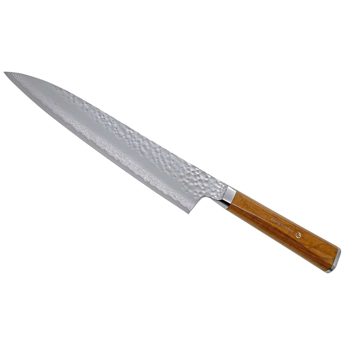Ryusen Damascus Chef'S Knife 21 cm Maple Handle Tangan Ryu TG-602