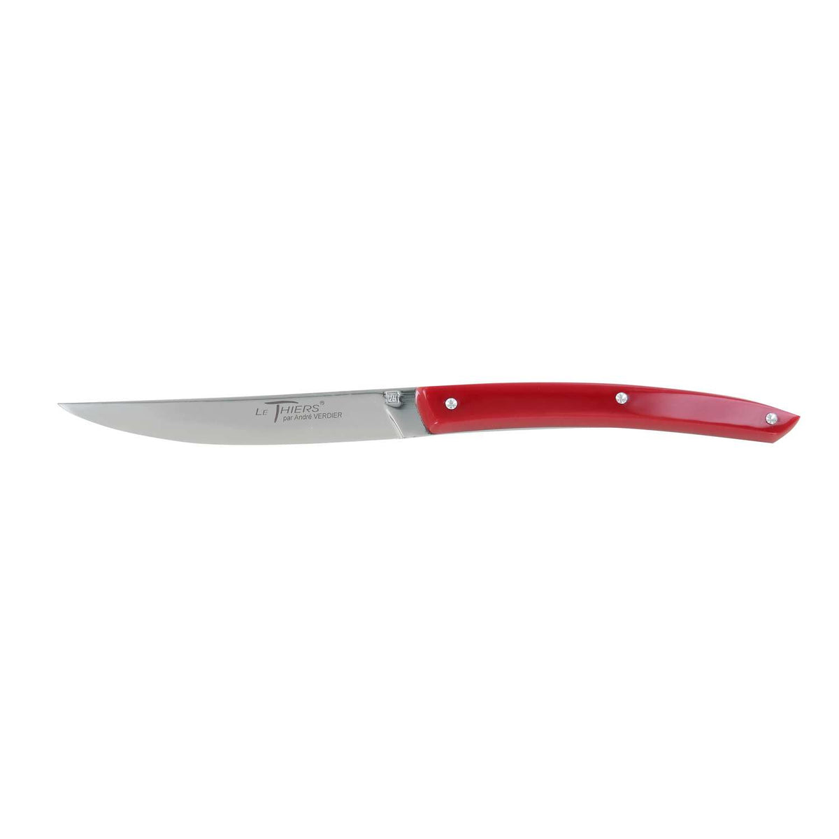 Andre verdier Steak Knife 11 cm With Red Acrylic Handle Le Thiers Couleur