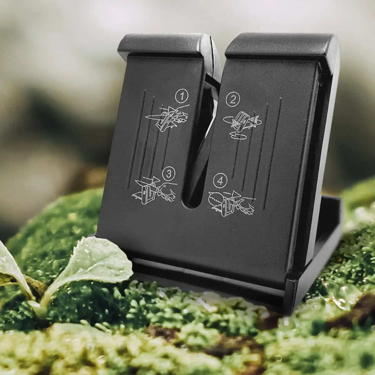 Vulkanus Pocket-Sized Knife Sharpener Black Vulkanus VG2 Basic MSPB04BL